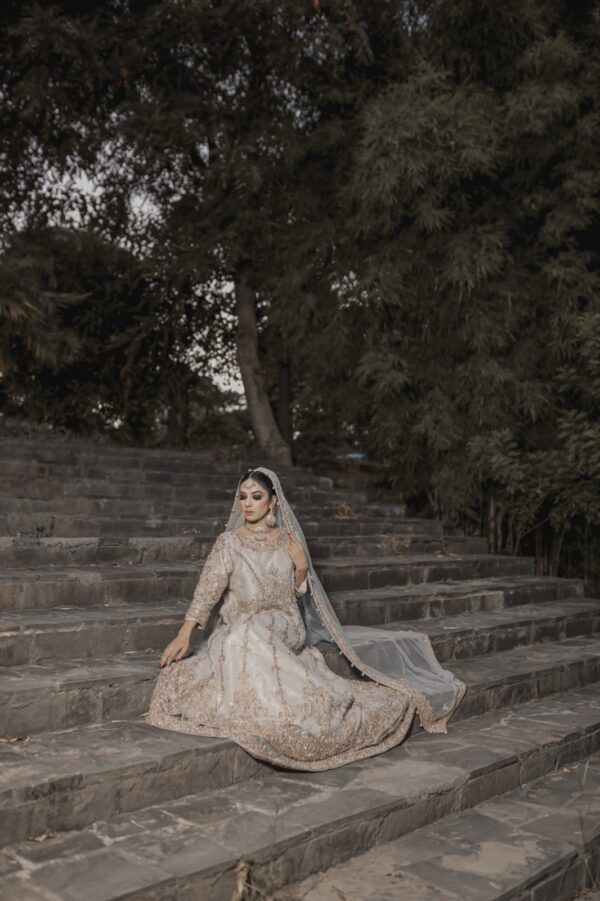 White nikkah bridal - Image 3