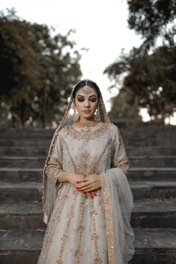 White nikkah bridal - Image 5