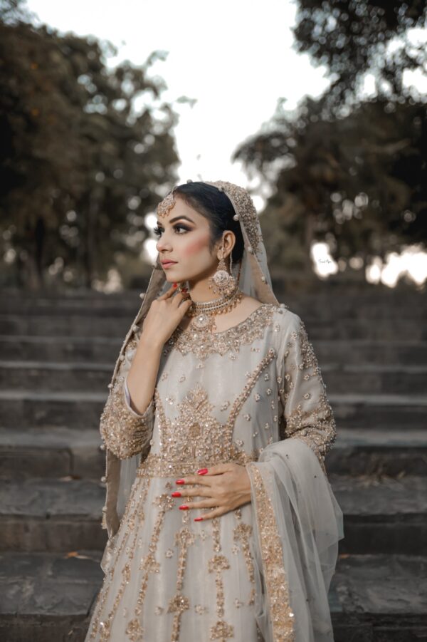 White nikkah bridal